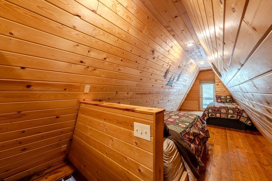 Bison Loft — entry view with shelving