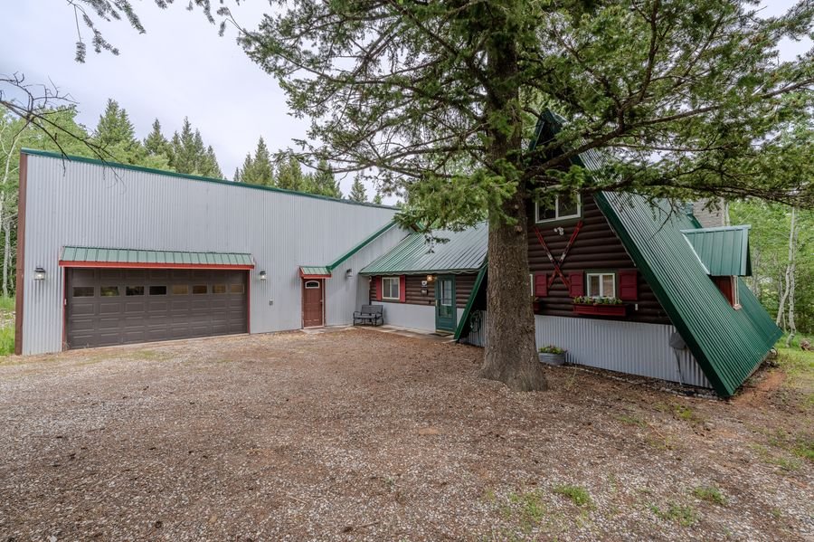 Front of cabin — daytime