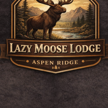 Lazy Moose Lodge Aspen Ridge logo