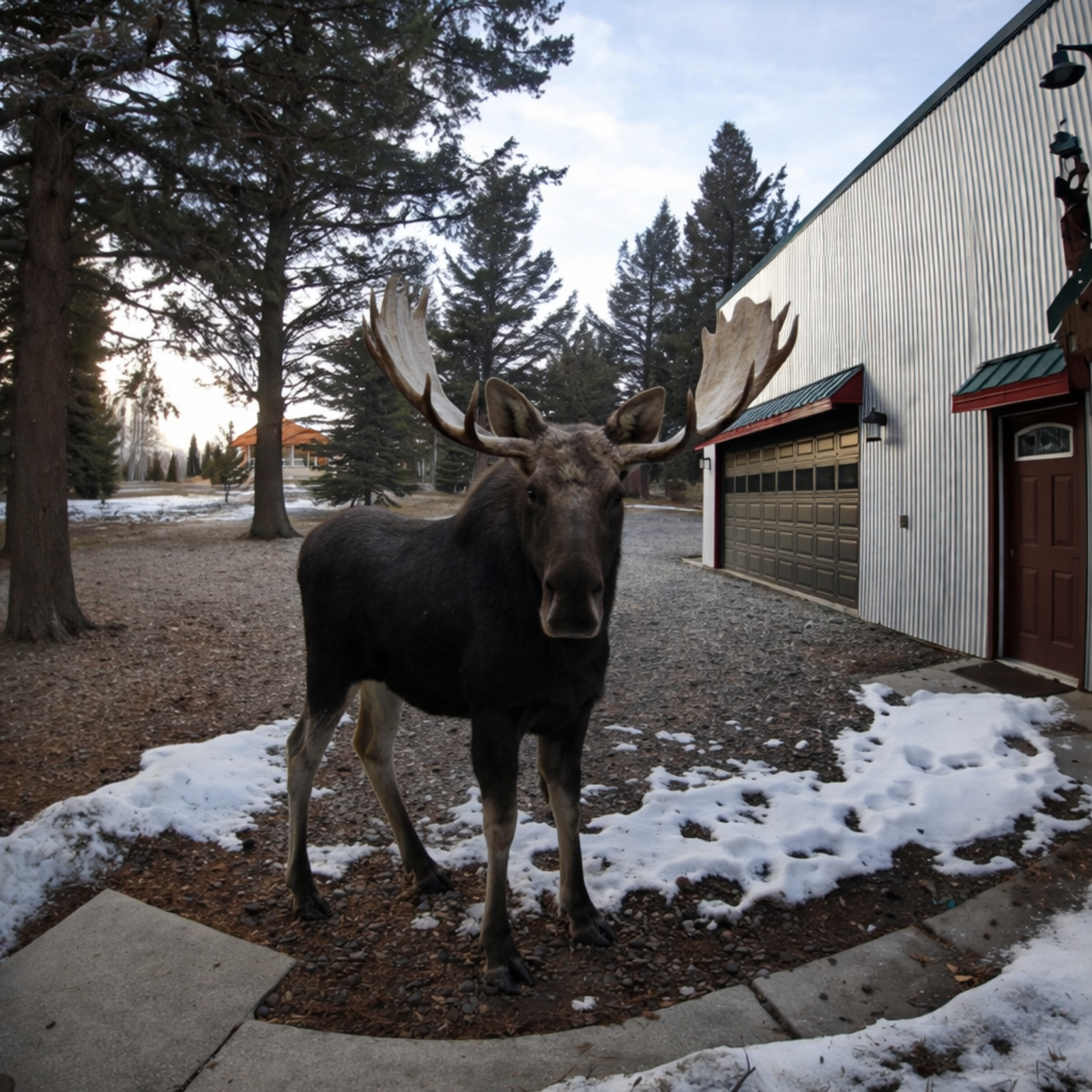 Moose near the property